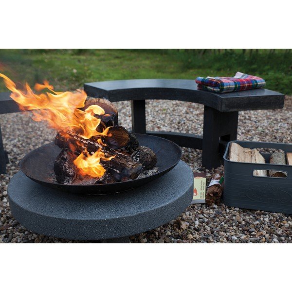 Bancă din granit pentru șemineu Esschert Design-image-3