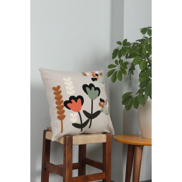 Față de pernă din in 43x43 cm Lale – Mioli Decor-image-2