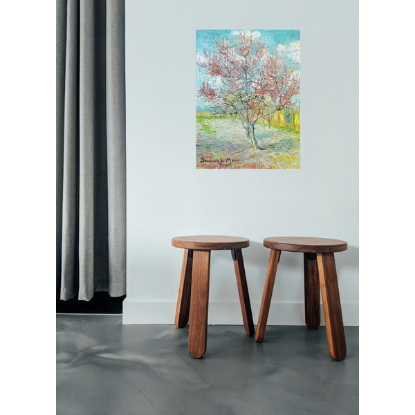 Tablou - reproducere 50x70 cm Pink Peach Trees, Vincent van Gogh – Fedkolor-image-1