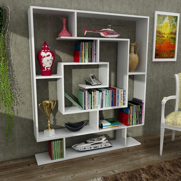 Bibliotecă Sarmasik, alb-image-1