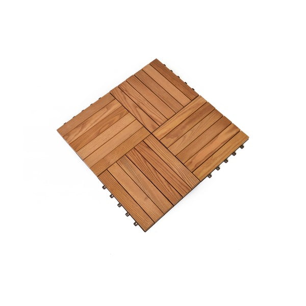 6 plăci de parchet din lemn de frasin Rojaplast - Thermowood-image-1
