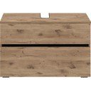 Dulap sub chiuvetă în culoare naturală cu aspect de lemn de stejar 80x55 cm Wisla – Støraa