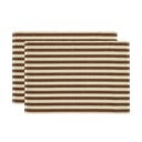 Suporturi pentru farfurii 2 buc. din amestec de iută 33x48 cm Statement Stripe – Södahl