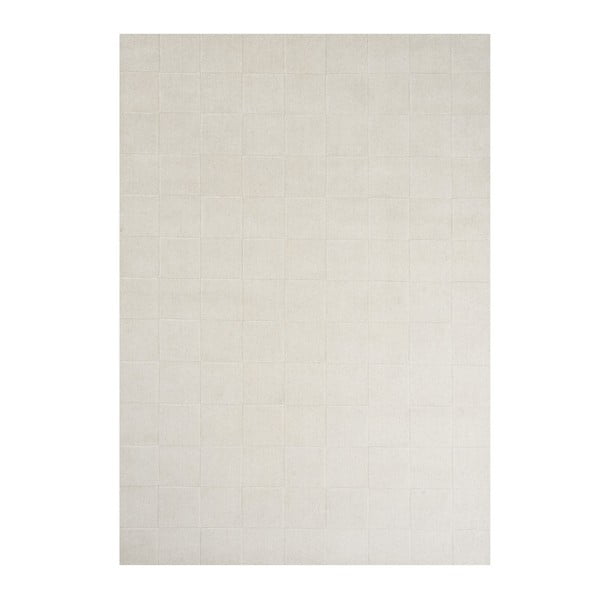 Covor de lână Luzern, 200x300 cm, alb 