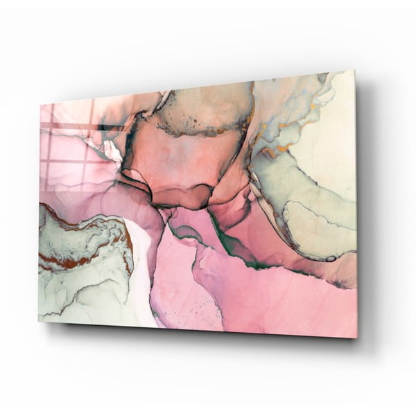 Tablou din sticlă Insigne Rose Marble Pattern, 110 x 70 cm