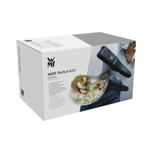 Oală sub presiune din oțel inoxidabil WMF Perfect, 6,5 l-image-1