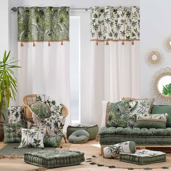 Fotoliu bean bag kaki Malacca – douceur d'intérieur-image-1