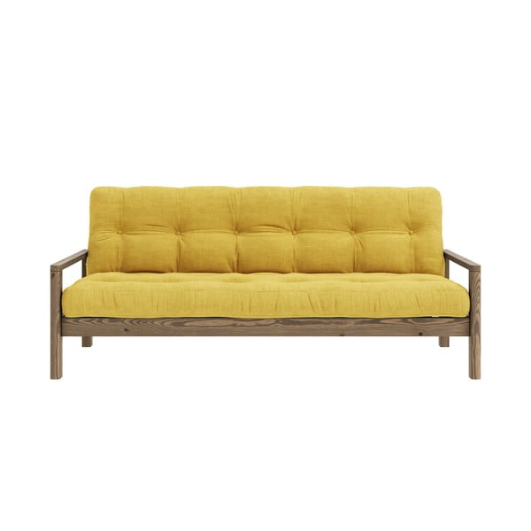 Canapea galbenă extensibilă 205 cm Knob – Karup Design