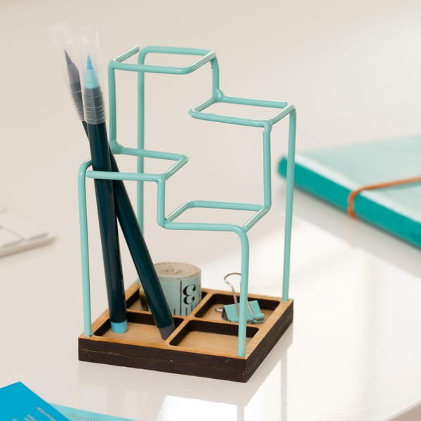 Organizator birou Desk Tidy, albastru-image-1