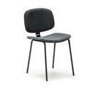 Scaune de dining negre 2 buc. Arus – Marckeric