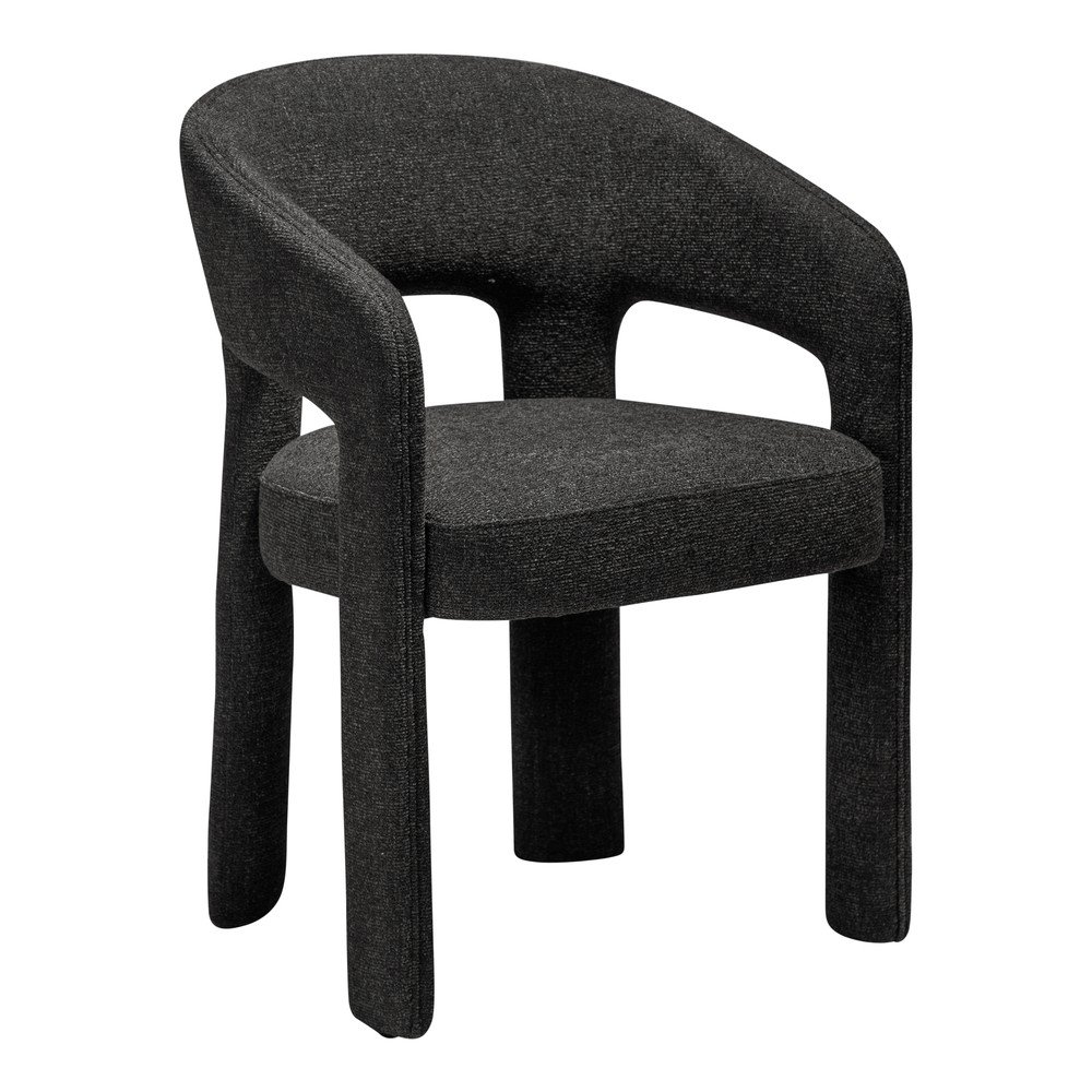 Scaun de living negru cu cotiere Splendor – DAN-FORM Denmark