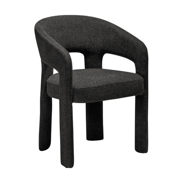 Scaun de living negru cu cotiere Splendor – DAN-FORM Denmark