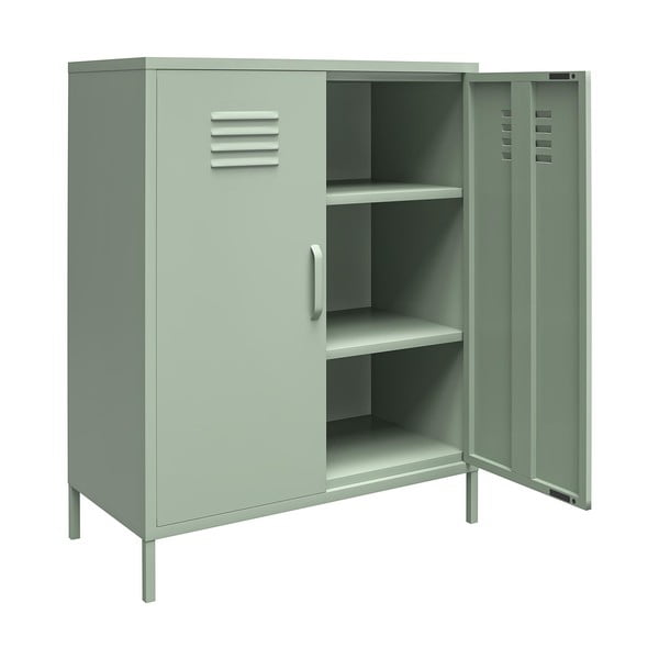 Dulap verde din metal 40x102x80 cm Mission District – Støraa-image-3