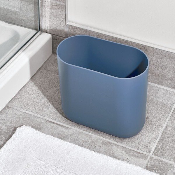 Coș de gunoi iDesign Slim Cade, 6,5 l, albastru-image-1