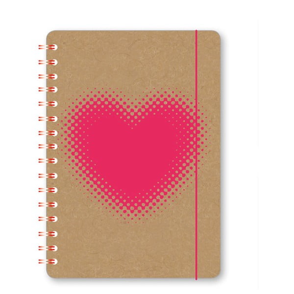 Caiet A5 GO Stationery Hearts