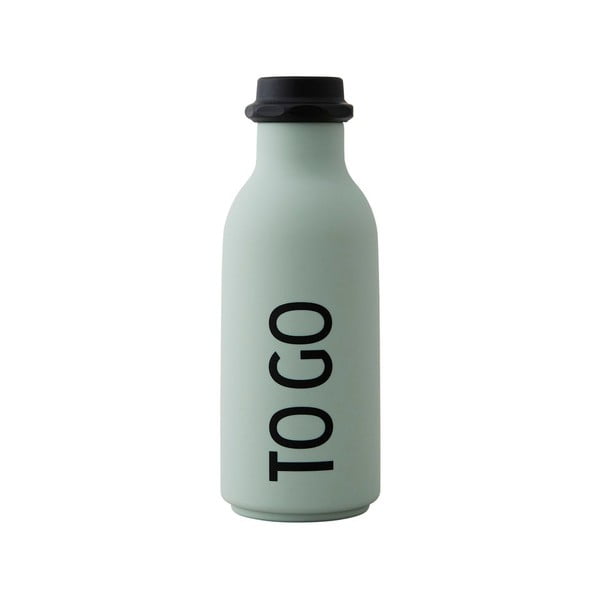 Sticlă pentru apă Design Letters To Go, 500 ml, verde deschis