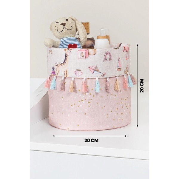 Coș de jucării din material textil pentru copii – Mioli Decor-image-2