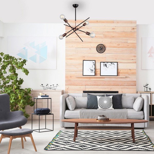 Lustră cu 4 becuri Homemania Decor Gera-image-1