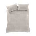 Lenjerie  bej pentru pat dublu 200x200 cm Seersucker - Catherine Lansfield