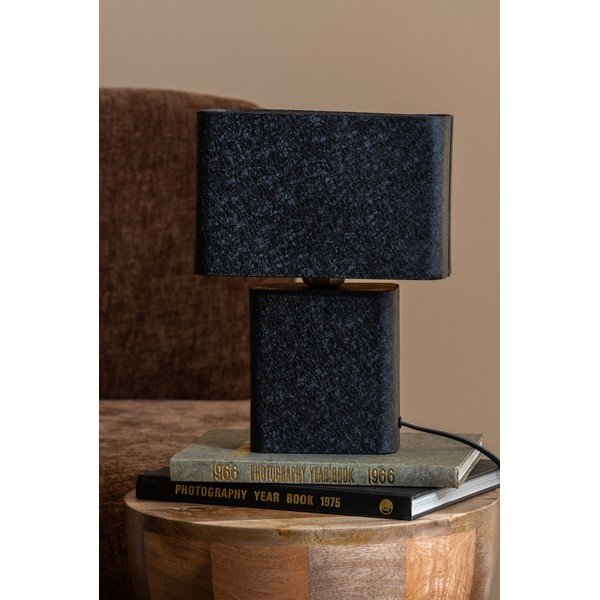 Veioză neagră din metal (înălțime 33 cm) Boaz Recto – Leitmotiv-image-1