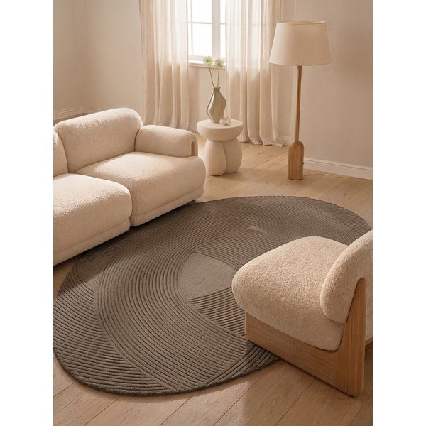 Covor maro din lână 160x230 cm Kensington Victoria – Ted Baker-image-1