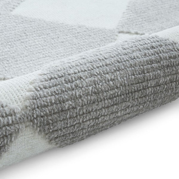 Covor alb-gri deschis lavabil 200x290 cm Lyna Cream&Grey – Think Rugs-image-4