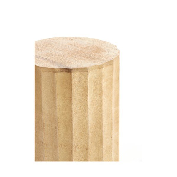 Măsuță auxiliară rotundă din lemn de mango ø 35 cm Ellena – Light & Living-image-2