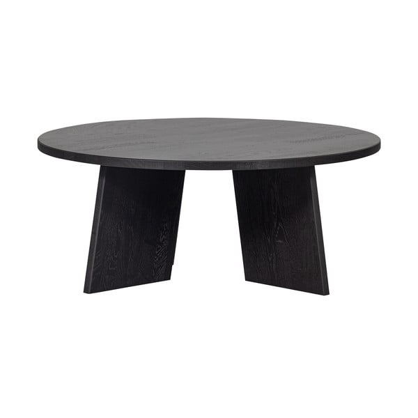 Măsuță de cafea neagră rotundă ø 90 cm Fries – WOOOD-image-2