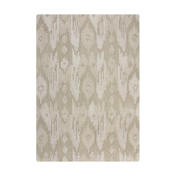 Covor bej țesut manual din lână 200x290 cm Dion Ikat – Flair Rugs