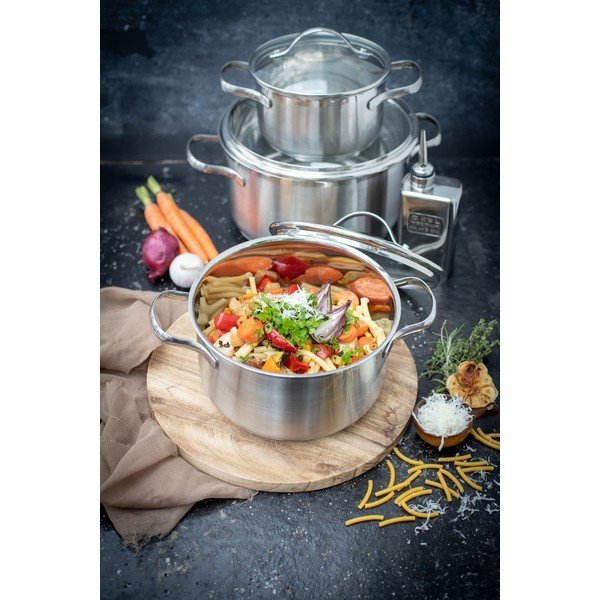 Set de vase pentru gătit 9 buc. din oțel inoxidabil Horizon – ELO-image-2