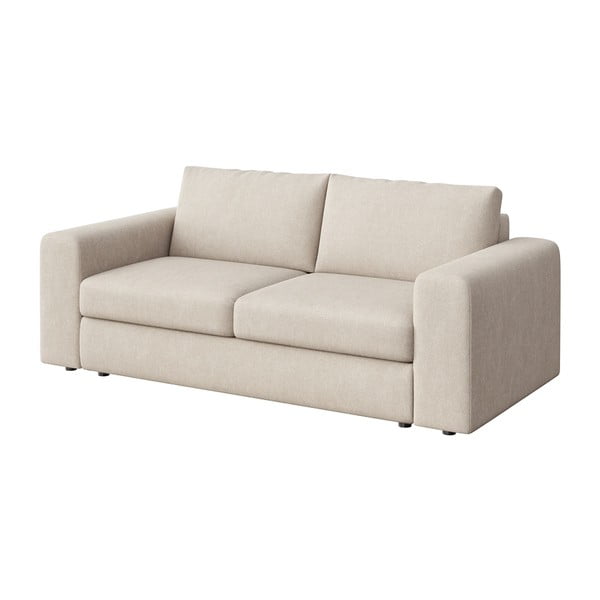 Canapea bej cu tapițerie din catifea 218 cm Baga – Rodier-image-2