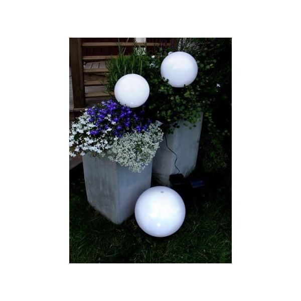 Lampadar solar LED pentru grădină Star Trading Globe Stick, ⌀ 20 cm-image-1