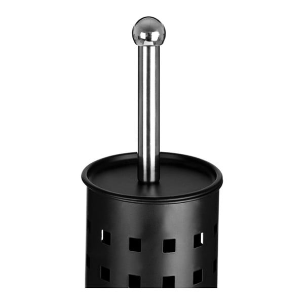 Perie de WC negru-mat din metal Indy – Premier Housewares-image-4
