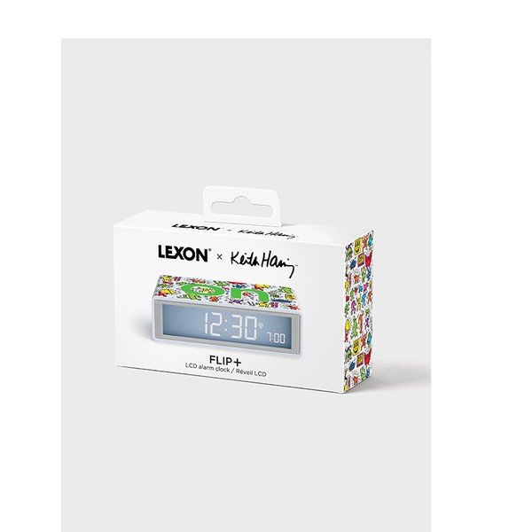 Ceas deșteptător digital/de masă Flip+ Lexon x Keith Haring - Happy – Lexon-image-2