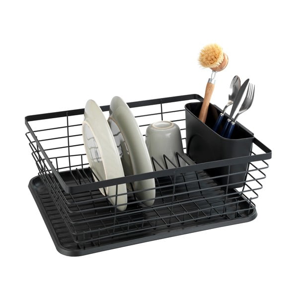 Suport pentru scurs vase Wenko Drip, negru-image-2