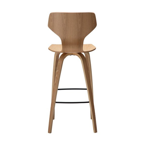 Scaun de bar în culoare naturală (înălțime șezut 75 cm) S.I.T – DAN-FORM Denmark-image-4