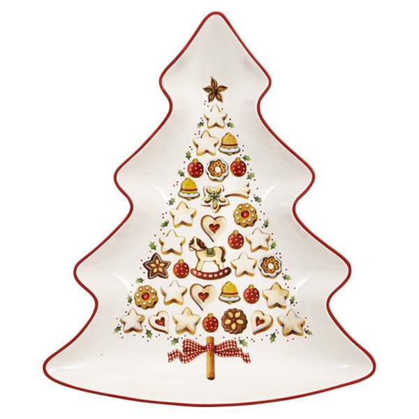 Bol de servire din porțelan roșu și alb Villeroy & Boch Tree-image-3