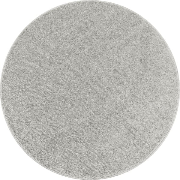 Covor gri/crem rotund ø 160 cm Ata – Ayyildiz Carpets