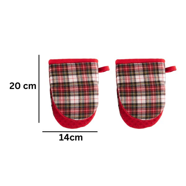 Mănuși de bucătărie 2 buc. din bumbac – Tiseco Home Studio-image-4