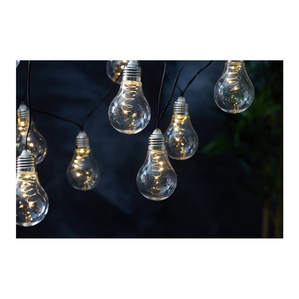 Șirag luminos solar LED pentru exterior Star Trading Glow, alb, lungime 1,9 m-image-2