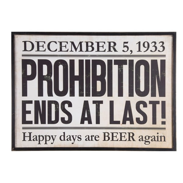 Decorațiune de perete Novita Prohibition