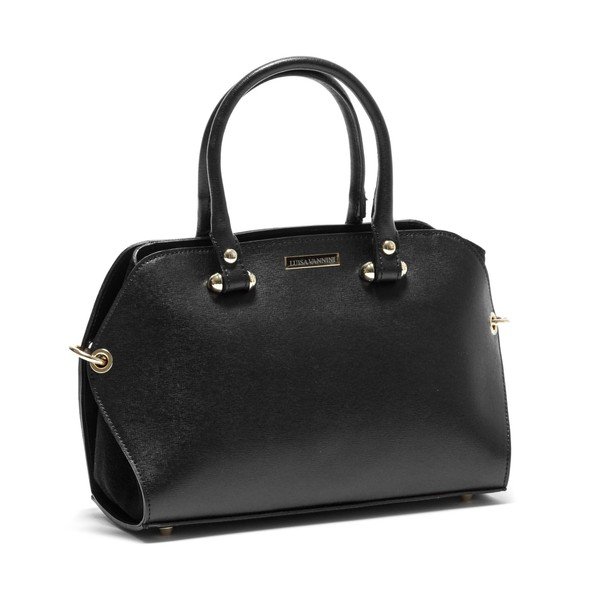 Geantă din piele Isabella Rhea no. 478, neagră-image-3