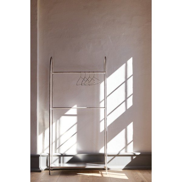 Suport pentru haine argintiu mat din metal 92x186x39 cm Arch – Mette Ditmer Denmark-image-1