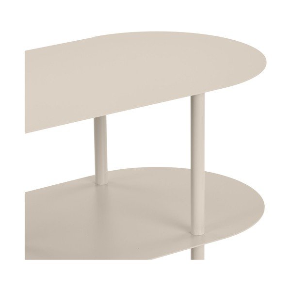 Etajeră bej din metal 118x97x31 cm Rieti – House Nordic-image-4