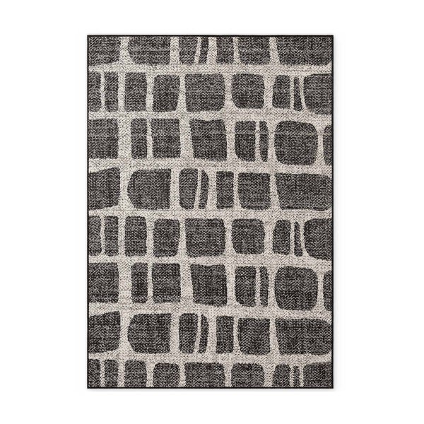 Covor pentru exterior și interior negru/crem 120x170 cm Haringey Ruskin – Ted Baker