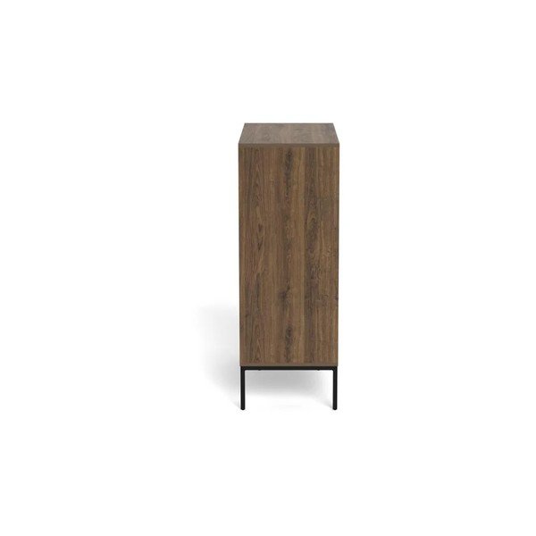 Comodă în culoare naturală închisă cu aspect de lemn de stejar 80x110x40 cm Palmdale – Actona-image-3