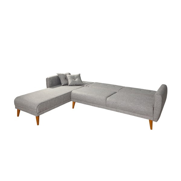 Colțar gri deschis extensibil Aria – Balcab Home-image-4