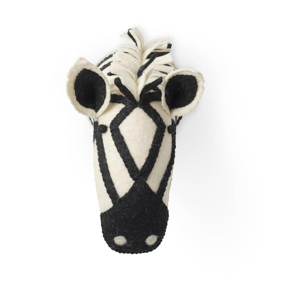 Decorațiune din lână în formă de animal Mr. Fox Zebra Zebra