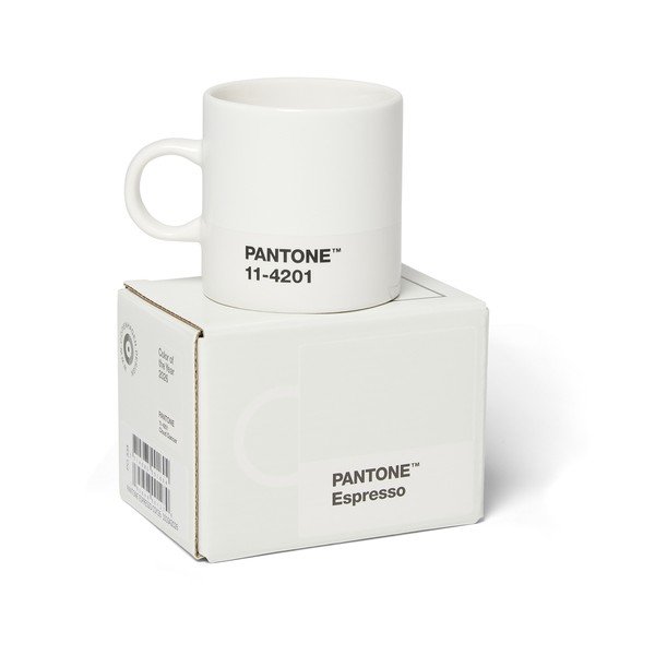 Ceașcă espresso ceramică albă 120 ml Cloud Dancer - Pantone-image-2