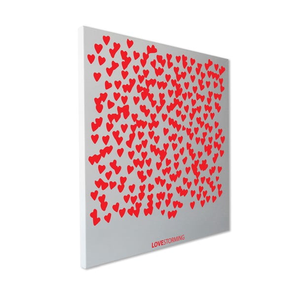 Tablă magnetică, dESIGNoBJECT.it Lovestorming, 50 x 50 cm -image-2